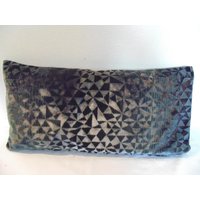 Designer Guild Samt Stoff Voysey Graphit Kissen Decken / von primedesign2