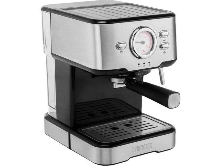 Princess 249412, Siebträgermaschine, Schwarz von princess