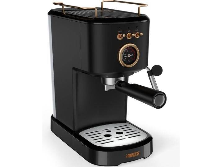 Princess 249417, Siebträgermaschine, Schwarz von princess