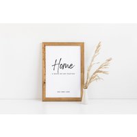 Home Poster, Personalisierbare Liebe, Weihnachtsgeschenk, Familiengeschenk Home Poster, Personalisierbare Liebe, Weihnachtsgeschenk, Familiengeschenk von prinstaShop