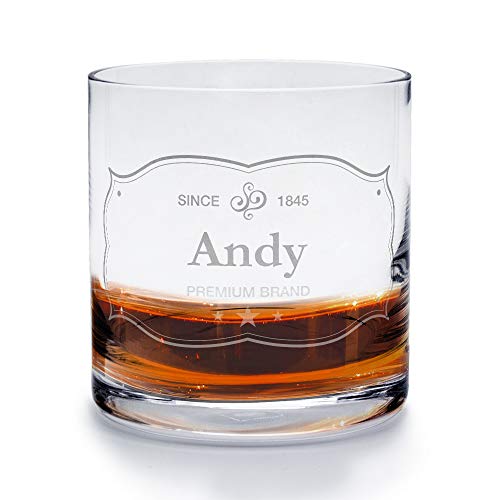 printplanet - Whiskyglas mit Namen Andy graviert. - Leonardo® Whiskeyglas mit Gravur - Design Ornamente 4 von printplanet