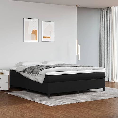 prissent Boxspringbett Samt 160x200 cm Boxspringbett Ohne Matratze Mit Lattenrost Bettgestell Bed Frames Betten Boxspring Hohes Bett GäStebett Bett Mit Bettkasten Schwarz von prissent