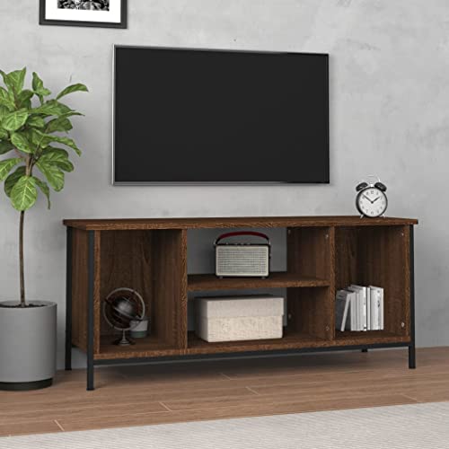 prissent Fernsehschrank Lagerschrank Multifunktionale Möbel für Schlafzimmer Wohnzimmer oder Büro Stilvollen Design Braun Eichen-Optik 102x35x45 cm prissent Fernsehschrank Lagerschrank Multifunktionale Möbel für Schlafzimmer Wohnzimmer oder Büro Stilvollen Design Braun Eichen-Optik 102x35x45 cm von prissent
