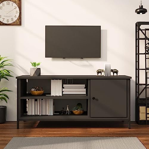 prissent Fernsehschrank Lagerschrank Multifunktionale Möbel für Schlafzimmer Wohnzimmer oder Büro Stilvollen Design Schwarz 100x40x45 cm prissent Fernsehschrank Lagerschrank Multifunktionale Möbel für Schlafzimmer Wohnzimmer oder Büro Stilvollen Design Schwarz 100x40x45 cm von prissent