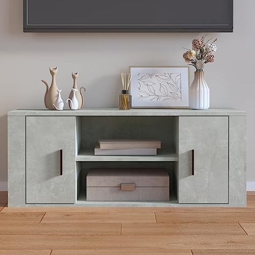 prissent Fernsehschrank Lagerschrank Multifunktionale Möbel für Wohnzimmer Schlafzimmer oder Büro Stilvollen Design Betongrau 100x35x40 cm prissent Fernsehschrank Lagerschrank Multifunktionale Möbel für Wohnzimmer Schlafzimmer oder Büro Stilvollen Design Betongrau 100x35x40 cm von prissent