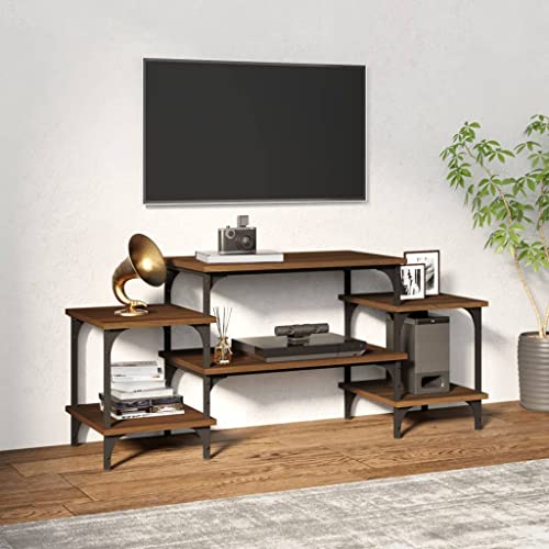 prissent Fernsehschrank Lagerschrank Multifunktionale Möbel für Wohnzimmer Schlafzimmer oder Büro Stilvollen Design Braun Eichen-Optik 117x35x52 cm prissent Fernsehschrank Lagerschrank Multifunktionale Möbel für Wohnzimmer Schlafzimmer oder Büro Stilvollen Design Braun Eichen-Optik 117x35x52 cm von prissent
