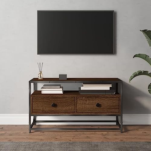 prissent Fernsehschrank Lagerschrank Multifunktionale Möbel für Wohnzimmer Schlafzimmer oder Büro Stilvollen Design Braun Eichen-Optik 80x35x45 cm prissent Fernsehschrank Lagerschrank Multifunktionale Möbel für Wohnzimmer Schlafzimmer oder Büro Stilvollen Design Braun Eichen-Optik 80x35x45 cm von prissent