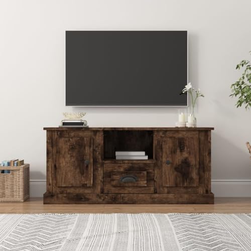 prissent Fernsehschrank Lagerschrank Multifunktionale Möbel für Wohnzimmer Schlafzimmer oder Büro Stilvollen Design Räuchereiche 100x35,5x45 cm prissent Fernsehschrank Lagerschrank Multifunktionale Möbel für Wohnzimmer Schlafzimmer oder Büro Stilvollen Design Räuchereiche 100x35,5x45 cm von prissent