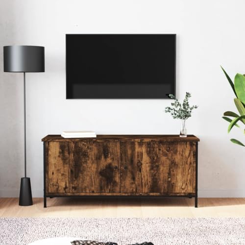 prissent Fernsehschrank Lagerschrank Multifunktionale Möbel für Wohnzimmer Schlafzimmer oder Büro Stilvollen Design Räuchereiche 102x35x45 cm prissent Fernsehschrank Lagerschrank Multifunktionale Möbel für Wohnzimmer Schlafzimmer oder Büro Stilvollen Design Räuchereiche 102x35x45 cm von prissent