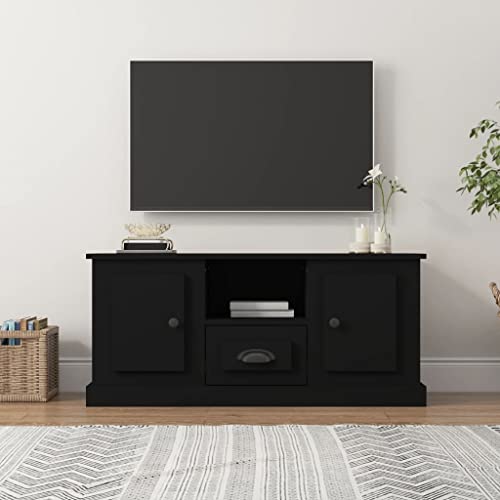 prissent Fernsehschrank Lagerschrank Multifunktionale Möbel für Wohnzimmer Schlafzimmer oder Büro Stilvollen Design Schwarz 100x35,5x45 cm prissent Fernsehschrank Lagerschrank Multifunktionale Möbel für Wohnzimmer Schlafzimmer oder Büro Stilvollen Design Schwarz 100x35,5x45 cm von prissent