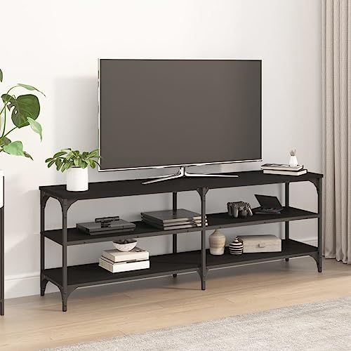 prissent Fernsehschrank Lagerschrank Multifunktionale Möbel für Wohnzimmer Schlafzimmer oder Büro Stilvollen Design Schwarz 140x30x40 cm prissent Fernsehschrank Lagerschrank Multifunktionale Möbel für Wohnzimmer Schlafzimmer oder Büro Stilvollen Design Schwarz 140x30x40 cm von prissent