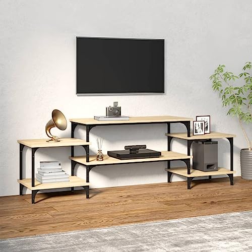 prissent Fernsehschrank Lagerschrank Multifunktionale Möbel für Wohnzimmer Schlafzimmer oder Büro Stilvollen Design Sonoma-Eiche 157x35x52 cm prissent Fernsehschrank Lagerschrank Multifunktionale Möbel für Wohnzimmer Schlafzimmer oder Büro Stilvollen Design Sonoma-Eiche 157x35x52 cm von prissent