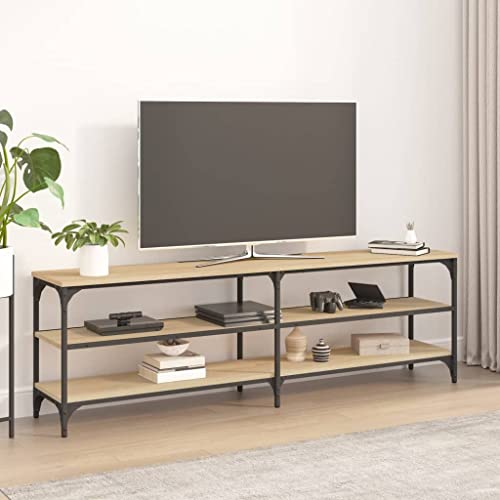 prissent Fernsehschrank Lagerschrank Multifunktionale Möbel für Wohnzimmer Schlafzimmer oder Büro Stilvollen Design Sonoma-Eiche 160x30x50 cm prissent Fernsehschrank Lagerschrank Multifunktionale Möbel für Wohnzimmer Schlafzimmer oder Büro Stilvollen Design Sonoma-Eiche 160x30x50 cm von prissent