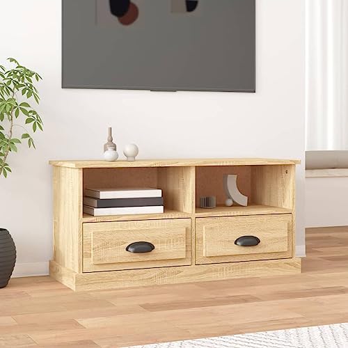prissent Fernsehschrank Lagerschrank Multifunktionale Möbel für Wohnzimmer Schlafzimmer oder Büro Stilvollen Design Sonoma-Eiche 93x35,5x45 cm prissent Fernsehschrank Lagerschrank Multifunktionale Möbel für Wohnzimmer Schlafzimmer oder Büro Stilvollen Design Sonoma-Eiche 93x35,5x45 cm von prissent