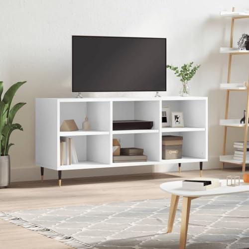 prissent Fernsehschrank Multifunktionale Möbel Lagerschrank für Wohnzimmer Schlafzimmer oder Büro Stilvollen Design Weiß 103,5x30x50 cm prissent Fernsehschrank Multifunktionale Möbel Lagerschrank für Wohnzimmer Schlafzimmer oder Büro Stilvollen Design Weiß 103,5x30x50 cm von prissent