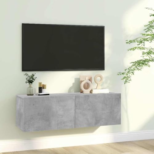prissent TV-Wandschrank Lagerschrank Multifunktionale Möbel für Wohnzimmer Schlafzimmer oder Büro Stilvollen Design Betongrau 100x30x30 cm prissent TV-Wandschrank Lagerschrank Multifunktionale Möbel für Wohnzimmer Schlafzimmer oder Büro Stilvollen Design Betongrau 100x30x30 cm von prissent