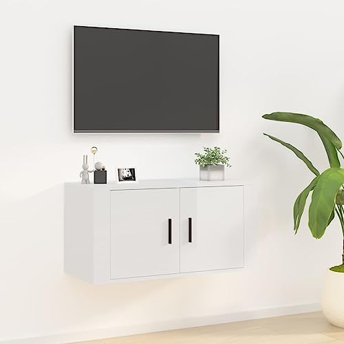 prissent TV-Wandschrank Lagerschrank Multifunktionale Möbel für Wohnzimmer Schlafzimmer oder Büro Stilvollen Design Hochglanz-Weiß 80x34,5x40 cm prissent TV-Wandschrank Lagerschrank Multifunktionale Möbel für Wohnzimmer Schlafzimmer oder Büro Stilvollen Design Hochglanz-Weiß 80x34,5x40 cm von prissent
