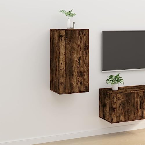 prissent TV-Wandschrank Lagerschrank Multifunktionale Möbel für Wohnzimmer Schlafzimmer oder Büro Stilvollen Design Räuchereiche 40x34,5x80 cm prissent TV-Wandschrank Lagerschrank Multifunktionale Möbel für Wohnzimmer Schlafzimmer oder Büro Stilvollen Design Räuchereiche 40x34,5x80 cm von prissent