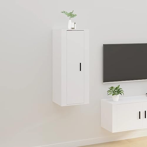 prissent TV-Wandschrank Lagerschrank Multifunktionale Möbel für Wohnzimmer Schlafzimmer oder Büro Stilvollen Design Weiß 40x34,5x100 cm prissent TV-Wandschrank Lagerschrank Multifunktionale Möbel für Wohnzimmer Schlafzimmer oder Büro Stilvollen Design Weiß 40x34,5x100 cm von prissent