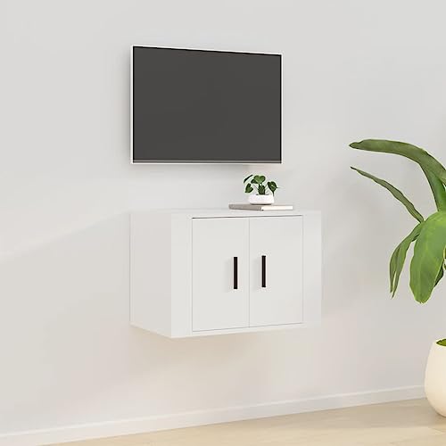 prissent TV-Wandschrank Lagerschrank Multifunktionale Möbel für Wohnzimmer Schlafzimmer oder Büro Stilvollen Design Weiß 57x34,5x40 cm prissent TV-Wandschrank Lagerschrank Multifunktionale Möbel für Wohnzimmer Schlafzimmer oder Büro Stilvollen Design Weiß 57x34,5x40 cm von prissent