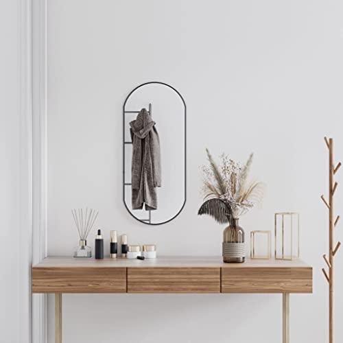 prissent WandSpiegel 80x35 cm Schwarz Garderobenspiegel Wohnzimmer Spiegel Schlafzimmer Spiegel Badezimmerspiegel Mirror Wall Flurspiegel Eitelkeitsspiegel Ankleidezimmer Spiegel Glas, PVC prissent WandSpiegel 80x35 cm Schwarz Garderobenspiegel Wohnzimmer Spiegel Schlafzimmer Spiegel Badezimmerspiegel Mirror Wall Flurspiegel Eitelkeitsspiegel Ankleidezimmer Spiegel Glas, PVC von prissent