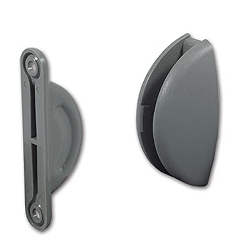 Türhalter Türstopper Türfeststeller Wohnwagen Wohnmobil Caravan Boot 2 teilig Halbmond grau von pro-Styling design for perfection