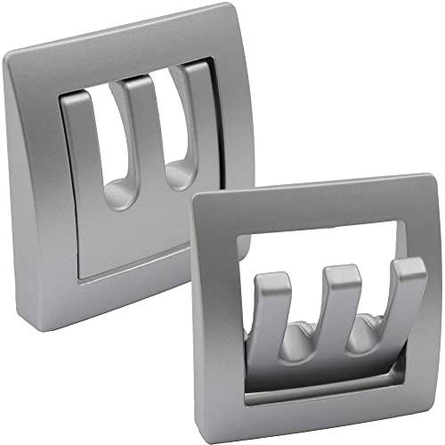 pro-Styling Garderobe Kleiderhaken Haken 3fach klappbar Wohnwagen Wohnmobil Caravan Boot silber von pro-Styling design for perfection