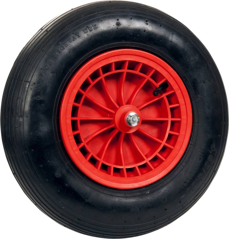 pro-bau-tec Ersatzrad für Schubkarre Vollgummi schwarz/rot pro-bau-tec Ersatzrad für Schubkarre Vollgummi schwarz/rot von pro-bau-tec