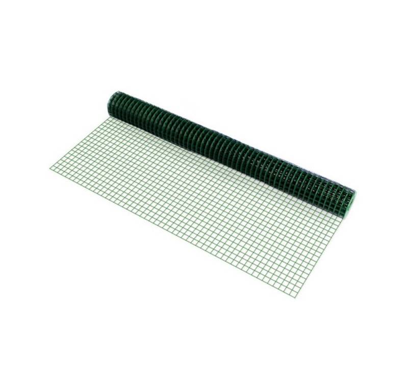 pro.tec Maschendrahtzaun, 4-Eck Maschendrahtzaun Grün 1m x 5m von pro.tec