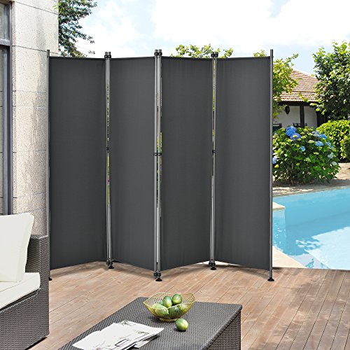 pro.tec Outdoor Trennwand 'Modica' 170 x 215cm - Paravent Sichtschutz Spanische Wand Garten Grau pro.tec Outdoor Trennwand 'Modica' 170 x 215cm - Paravent Sichtschutz Spanische Wand Garten Grau von pro.tec