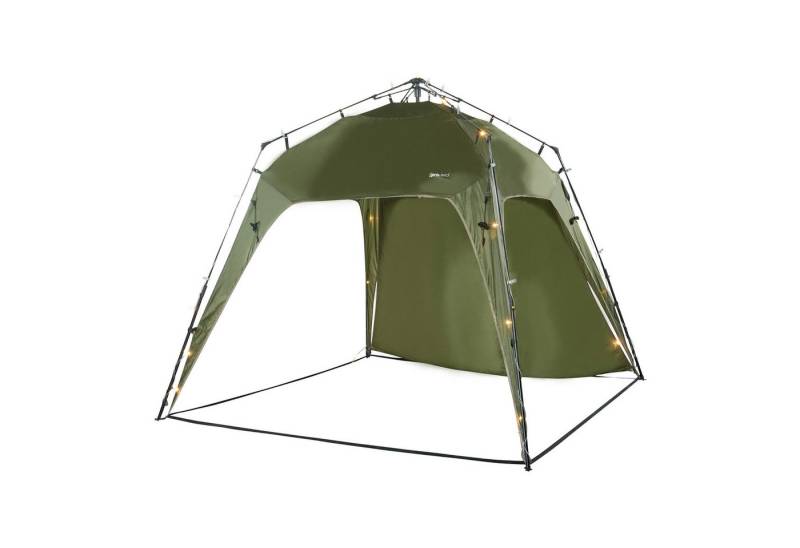 pro.tec Pavillon, »Barendrecht« mit LED-Beleuchtung 2,5 x 2,5 x 1,9 m Grün von pro.tec