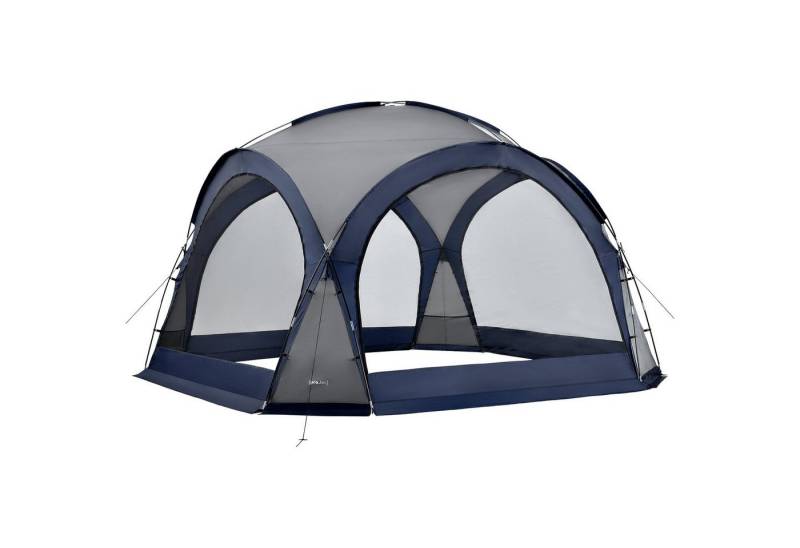 pro.tec Pavillon, »Grästorp« LED Partyzelt 3,45 x 3,45 x2,47 m Blau von pro.tec