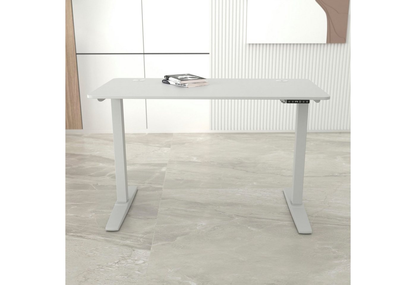 pro.tec Schreibtisch, »Kento« mit Active Mode und Memory-Funktion 120x60cm Weiß von pro.tec