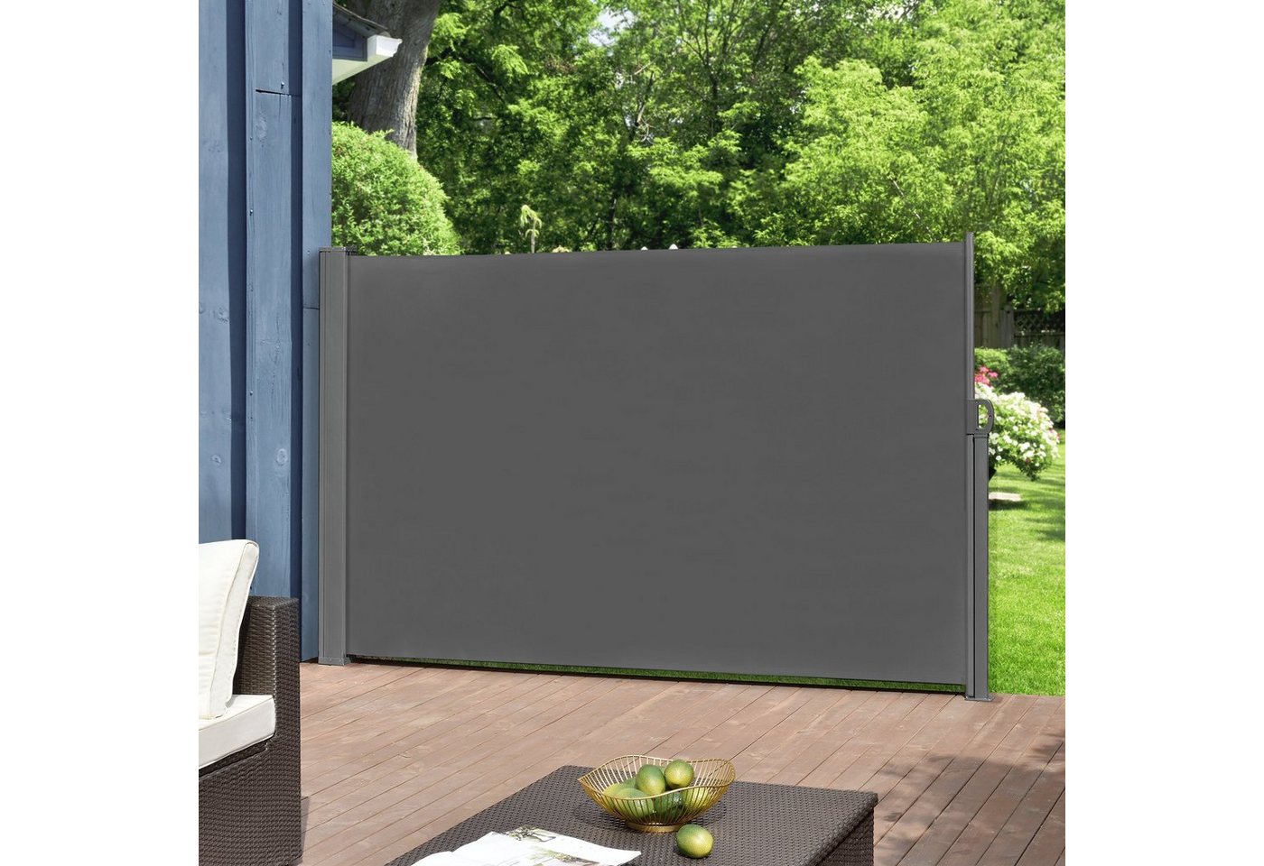 pro.tec Seitenmarkise »Arrentela« Sichtschutz 300 x 180 cm Anthrazit von pro.tec