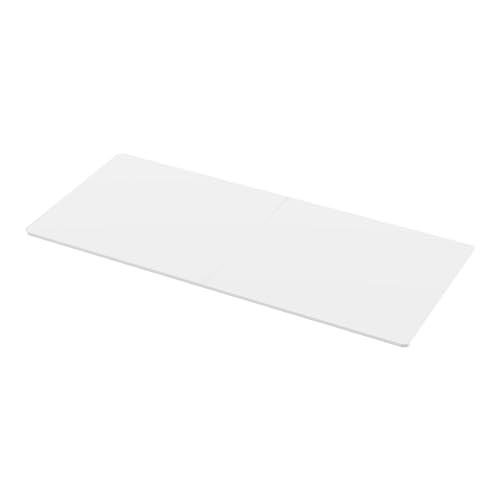 pro.tec Tischplatte Kirkkonummi Schreibtischplatte Bürotischplatte Tischfläche für Schreibtisch Arbeitsplatte Massivholzplatte 180x80 cm Weiß von pro.tec