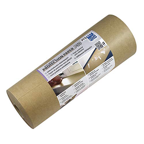 proTECT, selbstklebendes Abdeckpapier, 50g Kraftpapier, Rolle mit 225mm x 50m von inFO Notes