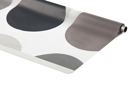 probath ERSATZROLLE AUSTAUSCHROLLO HALB-Kassetten DUSCHROLLO 16 Motive 7 GRÖSSEN EINFACHER WECHSEL (Retro Grau, 60x240 cm) von probath