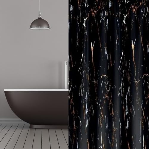 probath Textil DUSCHVORHANG Black Stone MARMOR SCHWARZ 180x180 cm INKL. Ringe INKL. BESCHWERUNG probath Textil DUSCHVORHANG Black Stone MARMOR SCHWARZ 180x180 cm INKL. Ringe INKL. BESCHWERUNG von probath