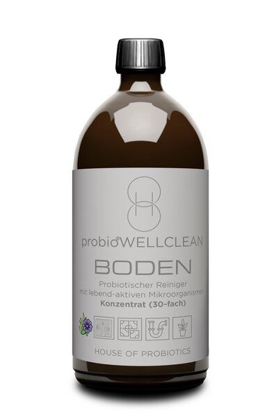 probioWELLCLEAN | HOUSE OF PROBIOTICS Probiotischer BODEN Reiniger (30-fach-Konzentrat, 1.000ml) von probioWELLCLEAN | HOUSE OF PROBIOTICS