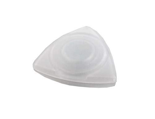 Dekomagnet - Gardinenmagnet – Magnetgriff - Magnetpin - Dreieck ca. 4 cm - starker Halt - glasklar gefrostet von prodecoshop