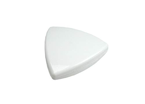Dekomagnet - Gardinenmagnet – Magnetgriff - Magnetpin - Dreieck ca. 4 cm - starker Halt - Weiss von prodecoshop