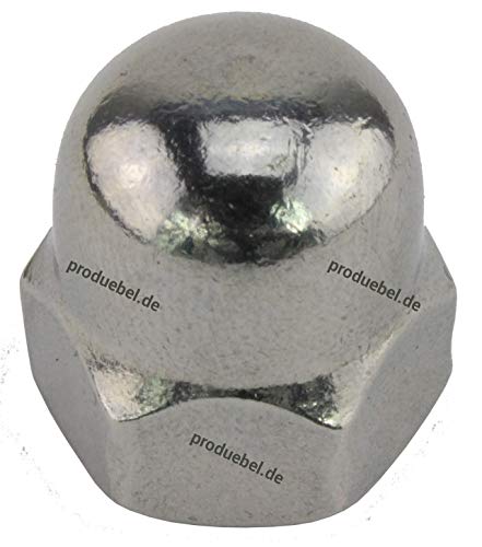 DIN 1587 Sechskant-Hutmutter Edelstahl A4 V4A M10 * 100 Stück DIN 1587 Sechskant-Hutmutter Edelstahl A4 V4A M10 * 100 Stück von produebel.de Der Befestigungsspezialist