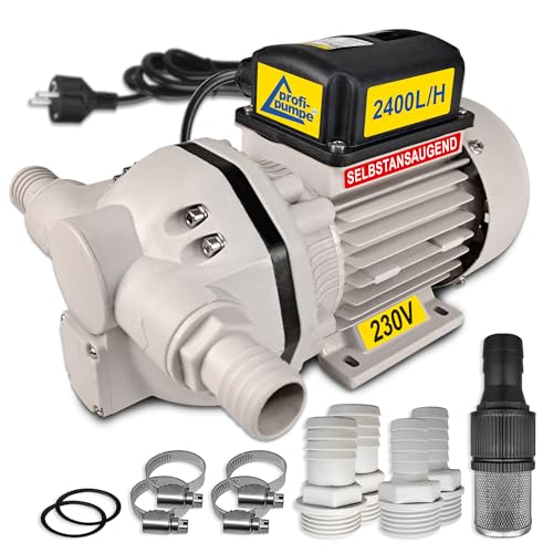 AdBlue®-Pumpe 230V Harnstoffpumpe Urea Pumpe Betankungsset Membranpumpe Chemiepumpe selbstansaugend leistungsstarker Elektromotor mit Kupferwicklung mit extra-Ersparnis! von profi-pumpe.de