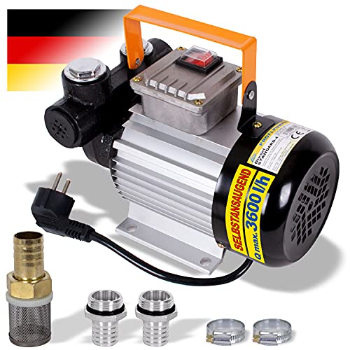 Dieselpumpe Heizölpumpe Kraftstoffpumpe Biodiesel Elektro Fasspumpe Ölpumpe Kraftstoffpumpe Bio-Diesel Pumpe (Pumpe STANDARD - 230V) von AMUR