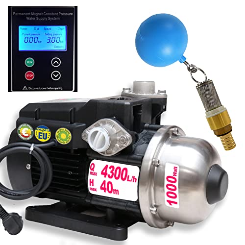 ZISTERNENPUMPE REGENWASSERPUMPE LIMITIERTES SONDER-ANGEBOT ZISTERNEN-DRUCKPUMPE f. REGENWASSER "INVERT-TECH-2" WASSERPUMPE FÜR ZISTERNE REGENTANK REGENWASSERTANK ERDTANK ENERGIEEFFIZIENT von AMUR