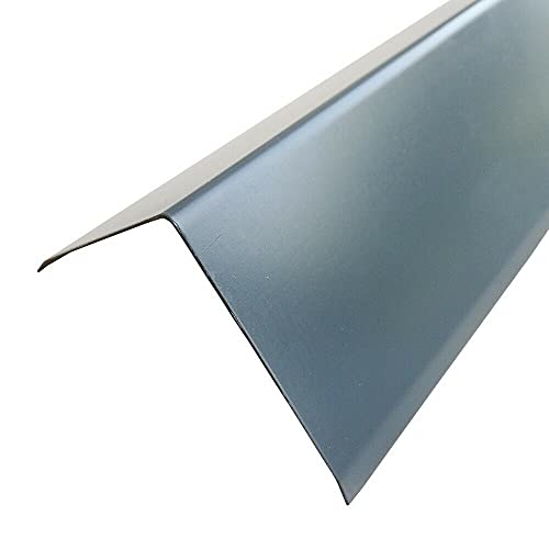Alu Winkel 3-FACH Anthrazit, 1000mm Aluminium Winkel, Dekor außen 250x250 mm Schenkelinnenmaß aus Alu Ral7016 Anthrazitgrau 0,8 mm stark L Profil RAL 7016, Dach Profil, von profile-metall