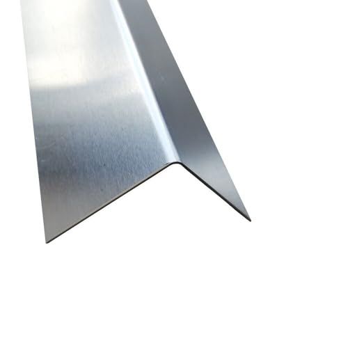 Aluminium Eckprofil 2000 mm – Alu Leiste natur – Kantenschutz – Alu Winkelprofil – Eckschutz Leiste, Größe: 55x50mm von profile-metall