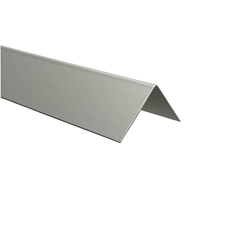 Aluminium Kantenschutz Eloxiert Winkelblech Silber Natur Winkelprofile Eckschutz 2000 Millimeter lang 1,0 Millimeter stark (45 x 45 x 1,0 Millimeter) von profile-metall