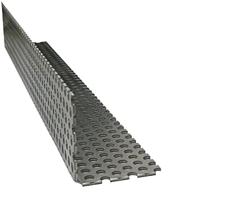 Aluprofil L-Lochblech, 2000mm Aluminium Winkel, Dekor außen 50x50 mm Schenkelinnenmaß aus Alu Lochblech Rv 5-8 natur, 1,5mm stark L Profil RV 5/8, Alu L Profil, von profile-metall