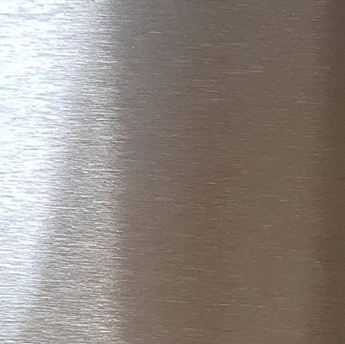 Edelstahl-Blech, Edelstahl k240 geschliffen 0,8 mm stark, magnetisch, Blechstreifen, 1000 x 600 mm Ferromagnetisch,VA Blech von profile-metall